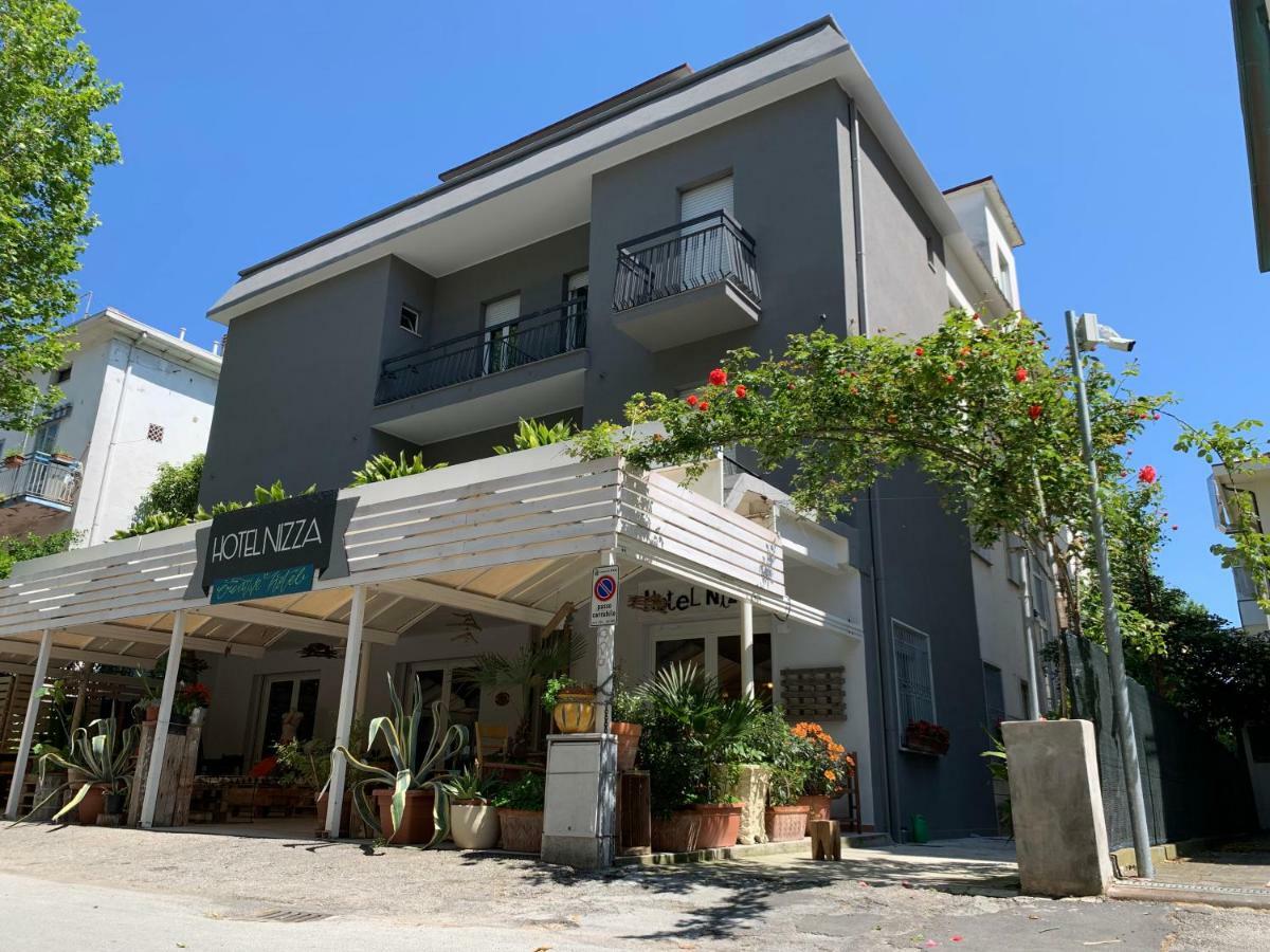 Hotel Nizza Creative Hotel Rímini Exterior foto